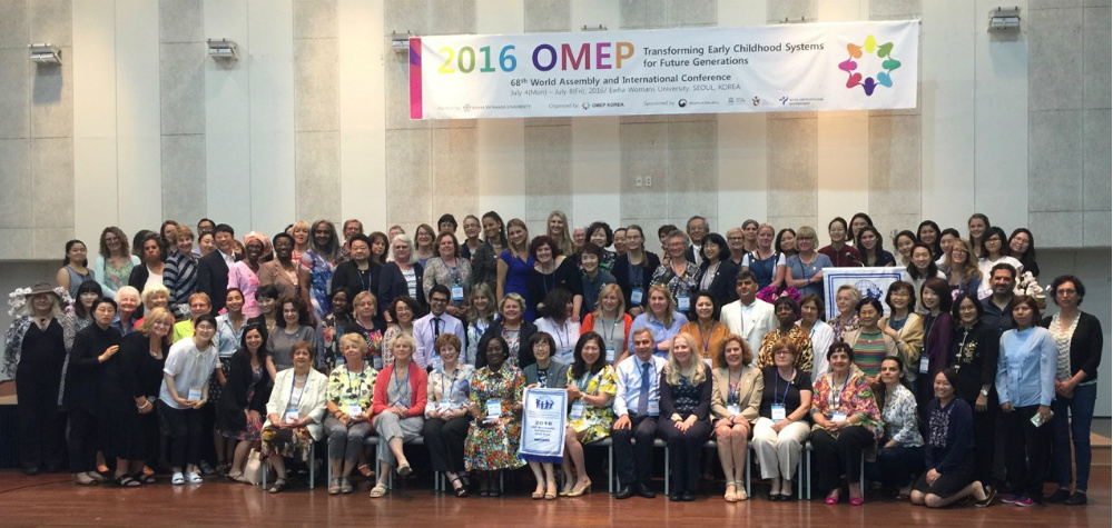 OMEP conference Korea group photo